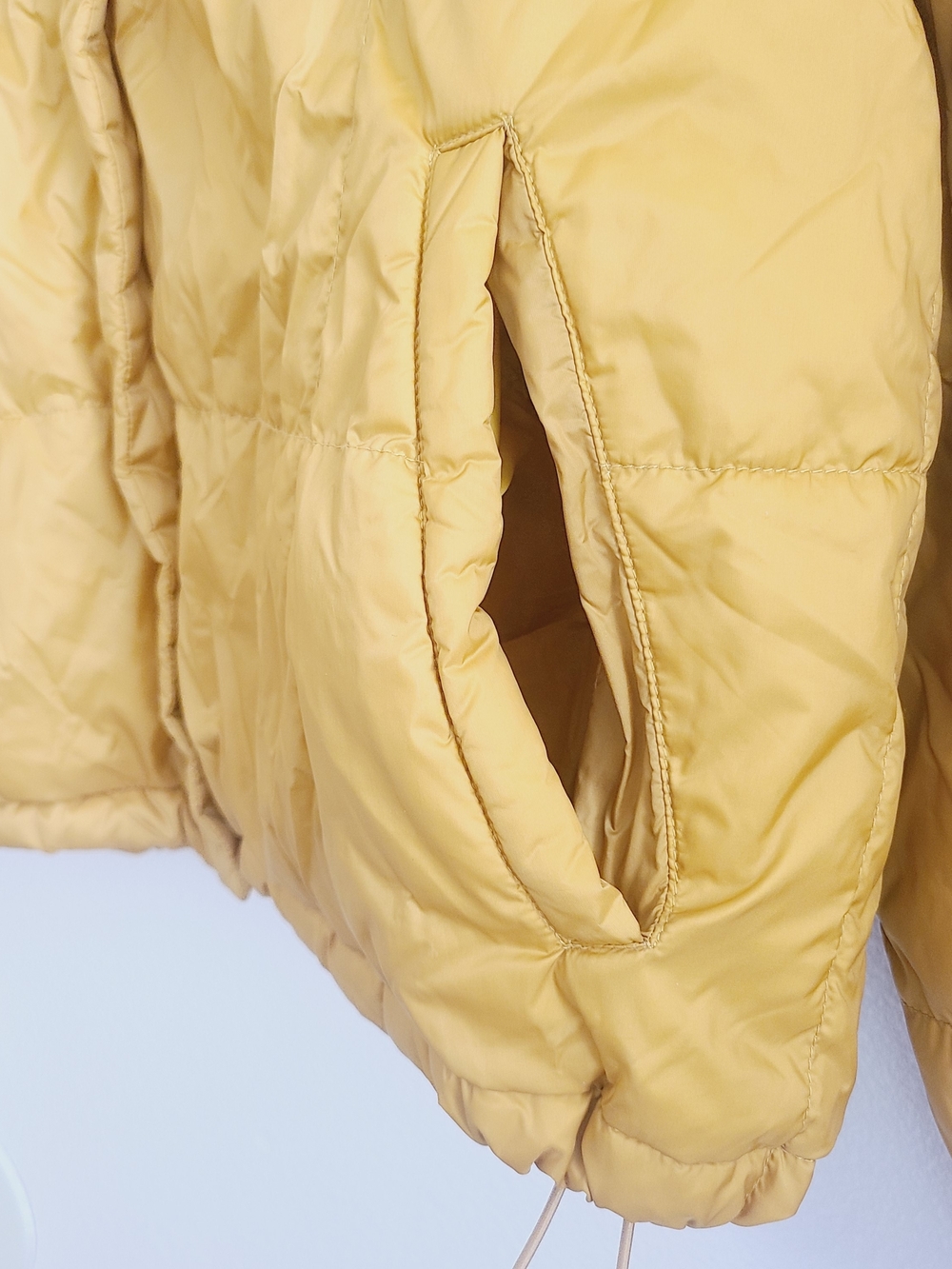 Madewell Mustard Yellow Puffer Jacket - Lightweight Warmth - Picture 2 of 10